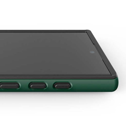 University of Miami Horizontal Mark on Green Galaxy S25 Ultra Impact Case